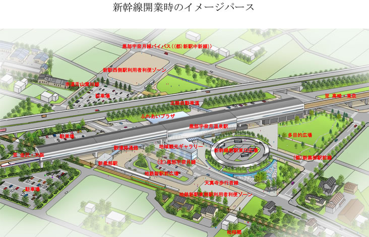 新駅周辺イメージ図