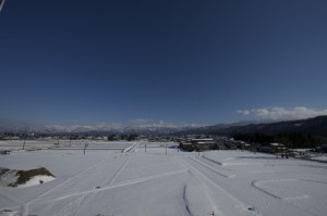 新幹線新駅ホームからの眺め(2012.12.13)